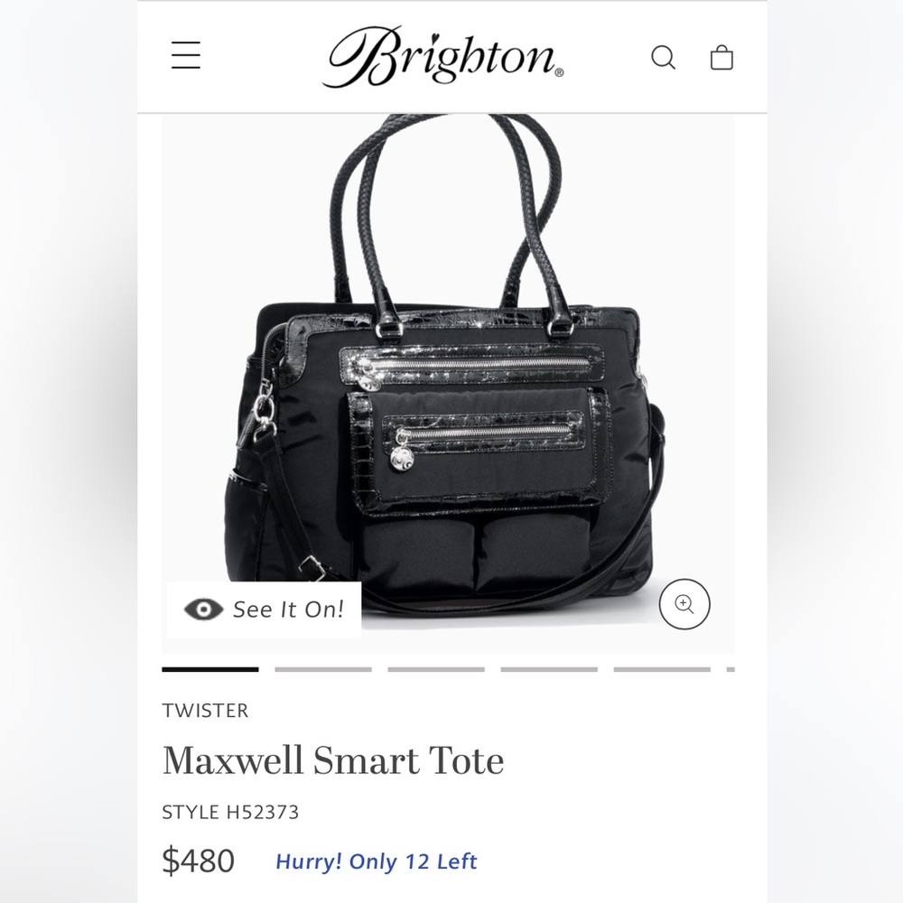 Brand new. Never used. Brighton Maxwell tote laptop or diaper bag